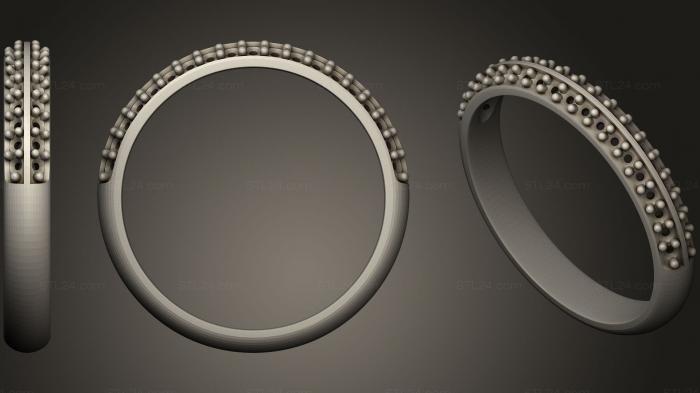 Ювелирные перстни и кольца (Кольцо для пасьянса 02, JVLRP_0842) 3D модель для ЧПУ станка